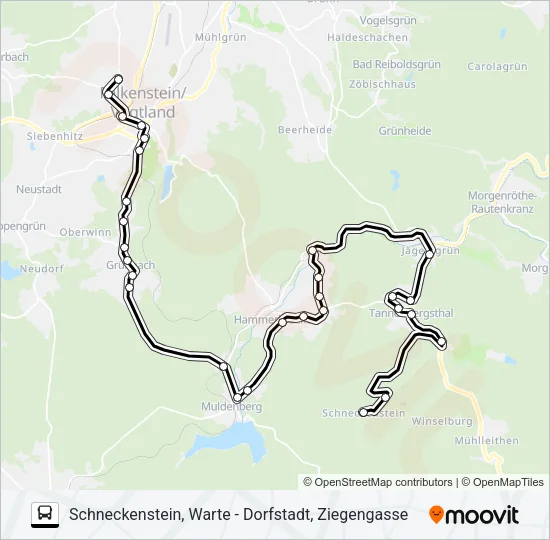 23 Bus Line Map