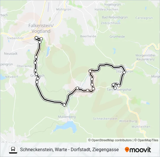 23 Bus Line Map