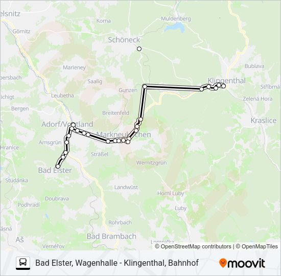 Buslinie 30 Karte