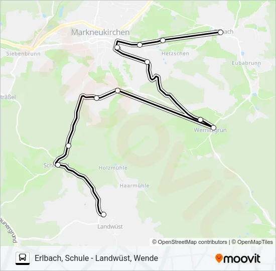 32 Bus Line Map