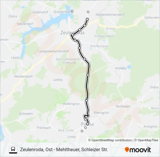 41 Bus Line Map