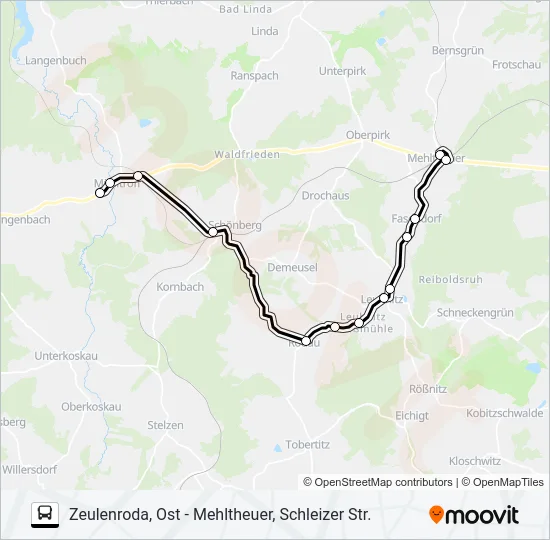 41 Bus Line Map