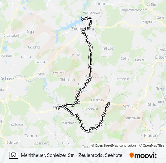 41 Bus Line Map