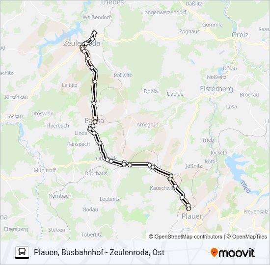 Автобус 42: карта маршрута