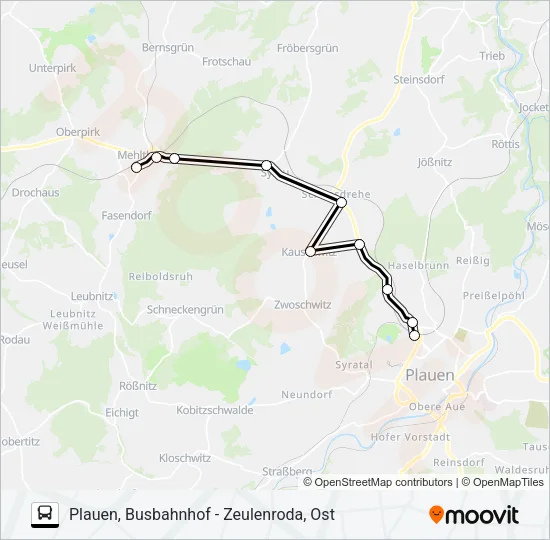 42 Bus Line Map