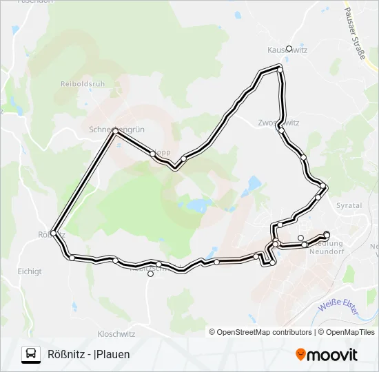 45 Bus Line Map