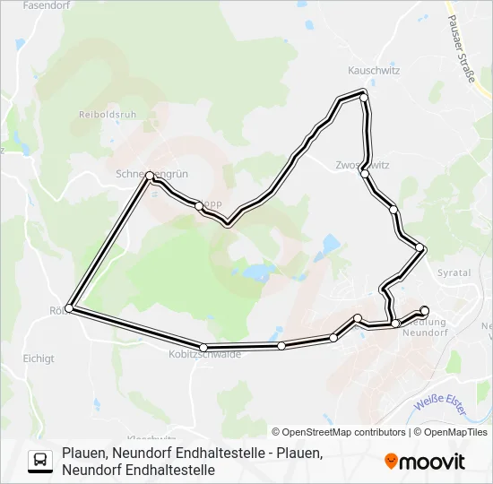 Автобус 45: карта маршрута