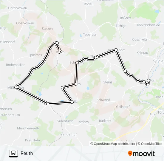 47 Bus Line Map