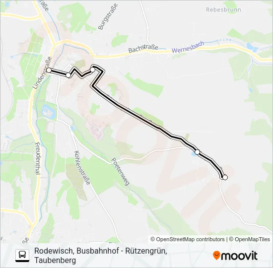 67 Bus Line Map