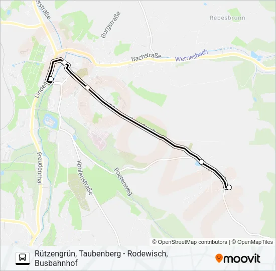 67 Bus Line Map