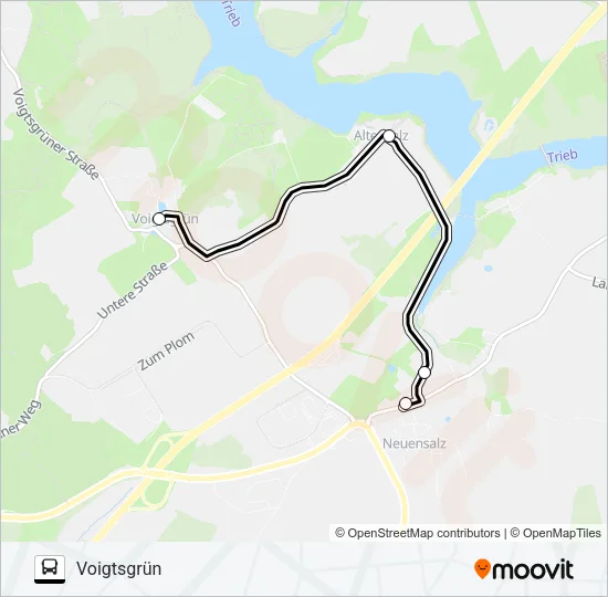 72 Bus Line Map