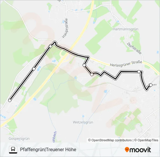 78 Bus Line Map
