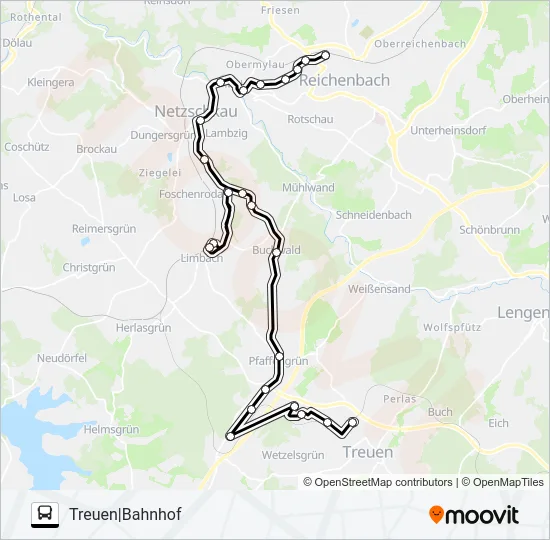 83 Bus Line Map