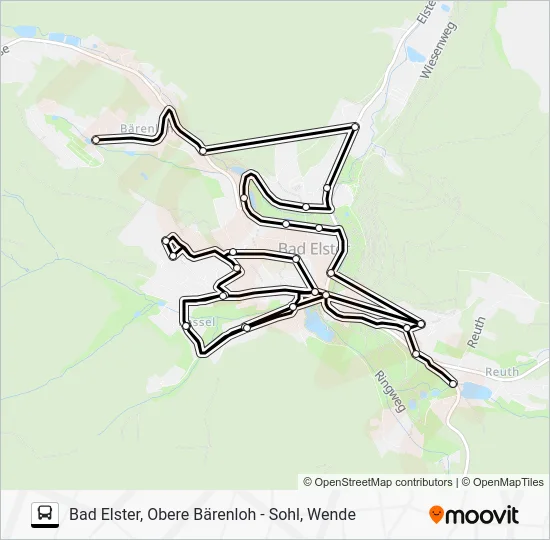 Автобус 95: карта маршрута