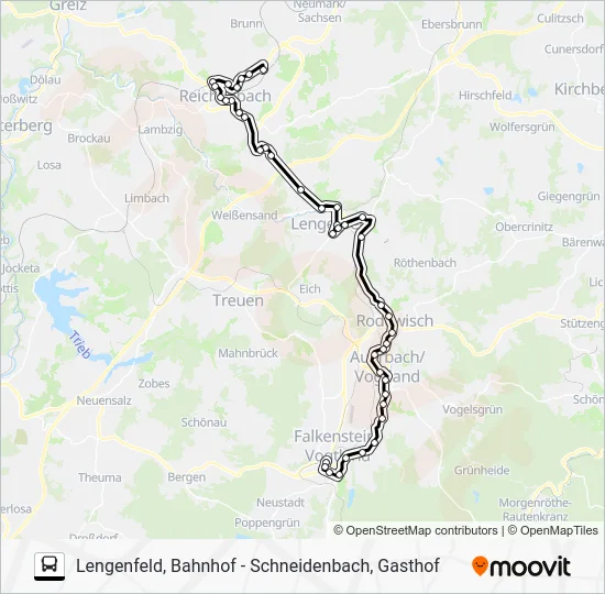 Автобус 101: карта маршрута