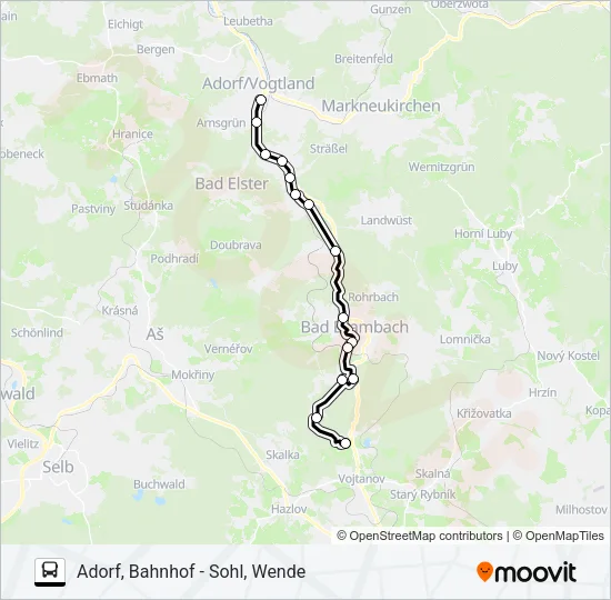 341 Bus Line Map