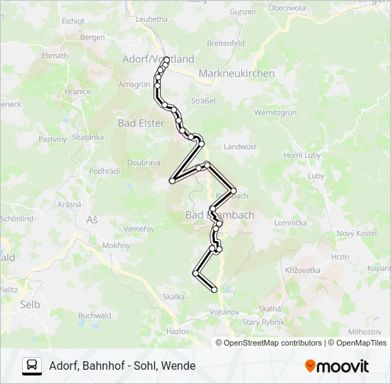341 Bus Line Map