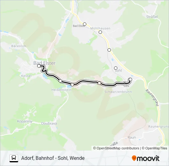 341 Bus Line Map