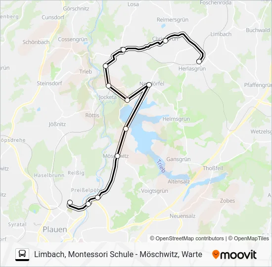 Автобус 741: карта маршрута