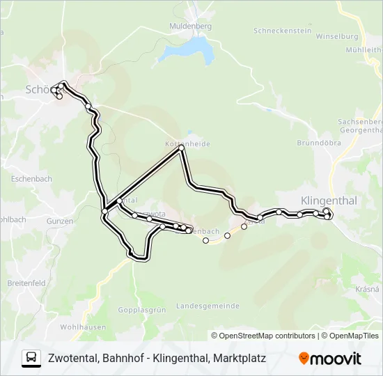 971 Bus Line Map