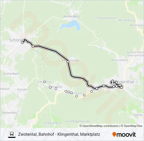 971 Bus Line Map