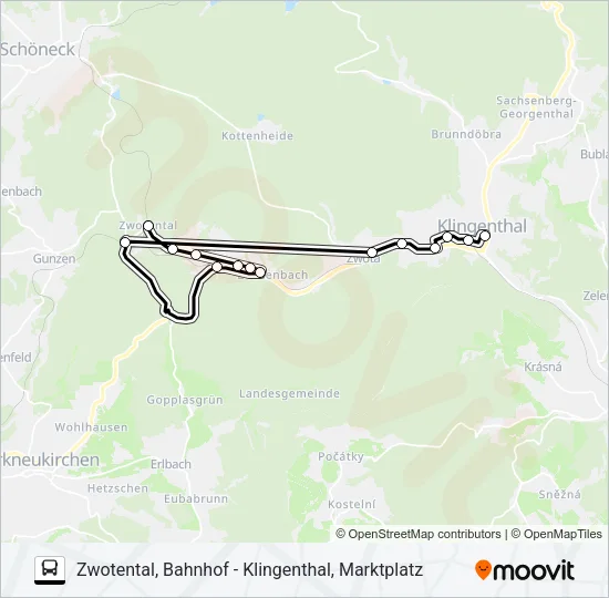 Автобус 971: карта маршрута