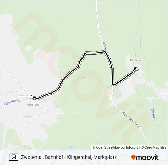 Автобус 971: карта маршрута