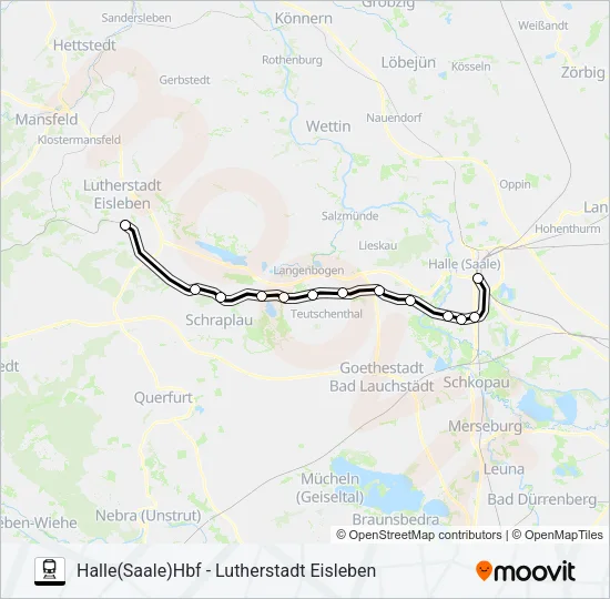 Поезд S7: карта маршрута
