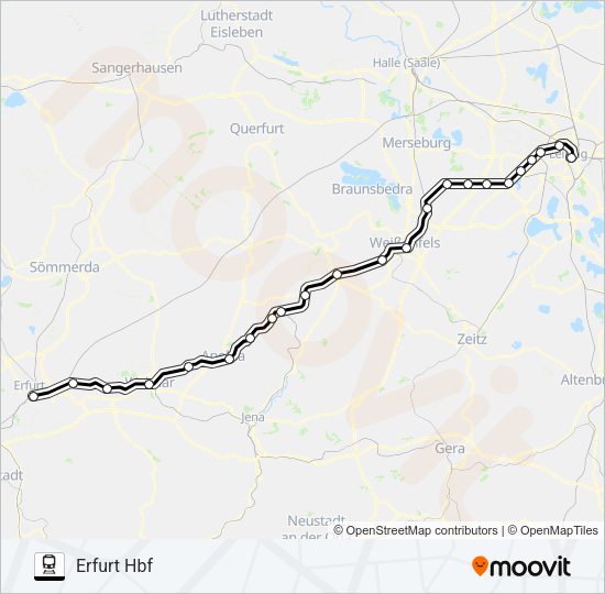 RB20 Train Line Map