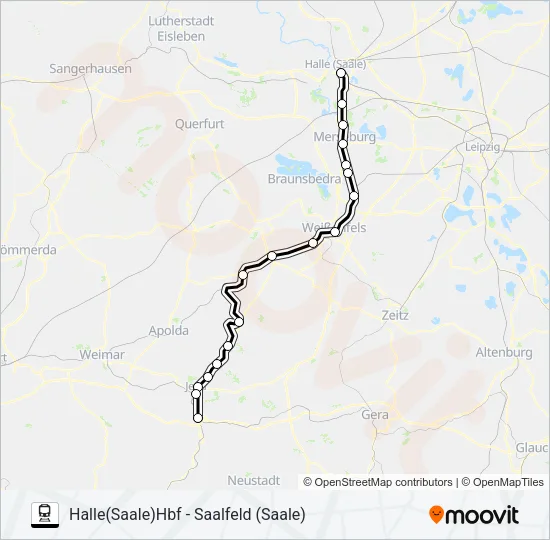 RB25 Train Line Map