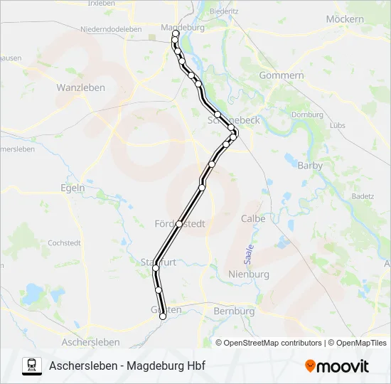 RB41 Train Line Map