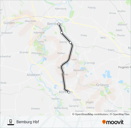 RB47 Train Line Map