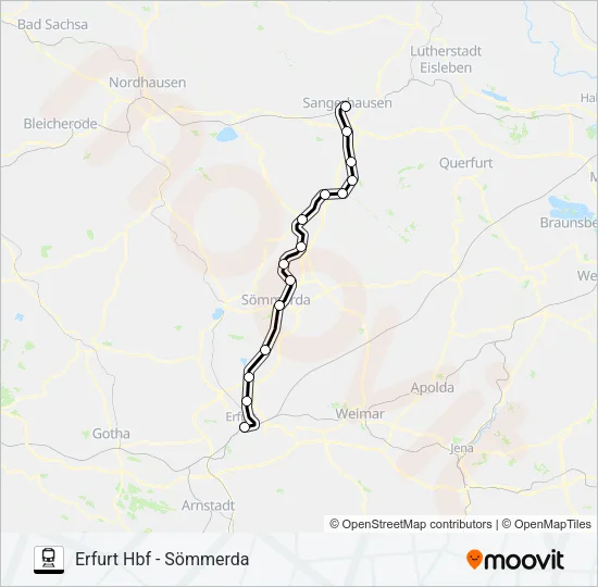 RB59 Train Line Map