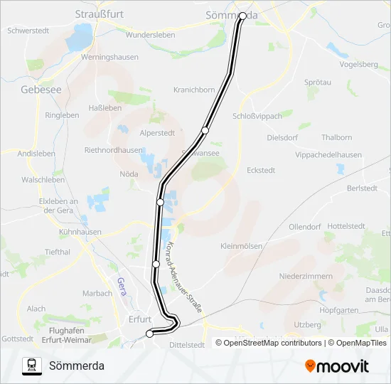 RB59 Train Line Map