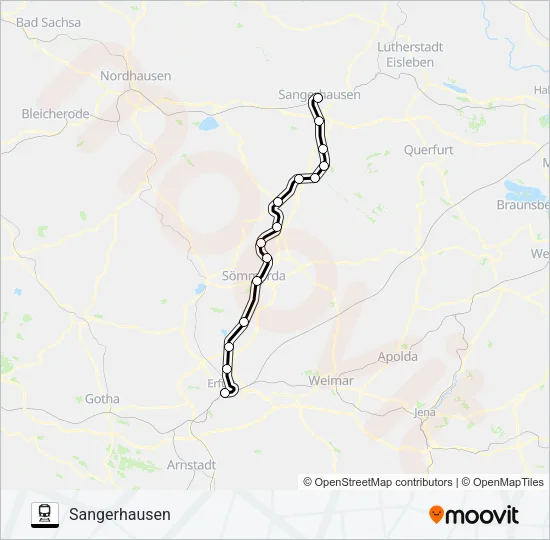 RB59 Train Line Map