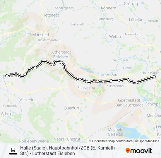 Автобус S7: карта маршрута