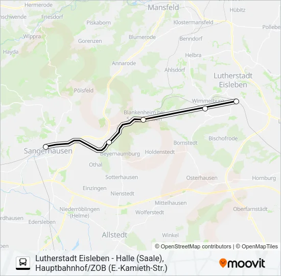 Автобус S7: карта маршрута