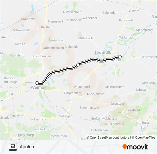 RB20 Bus Line Map
