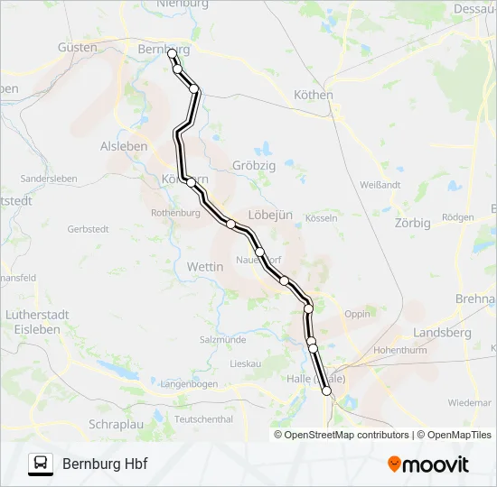 RB47 Bus Line Map