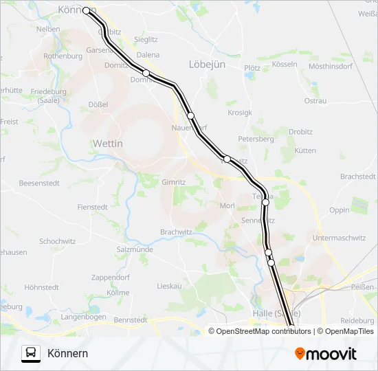 RB47 Bus Line Map