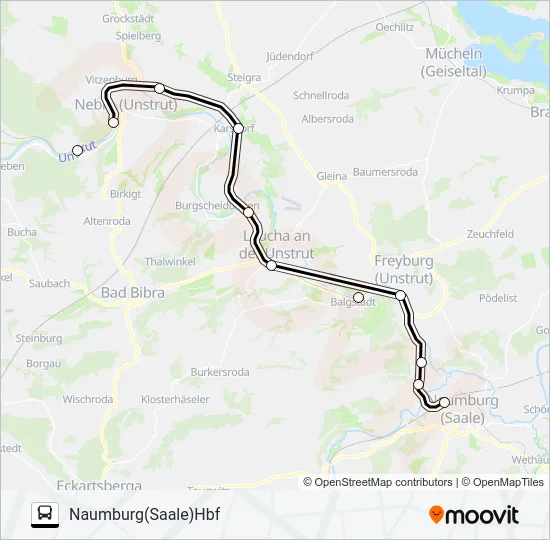 RB77 Bus Line Map