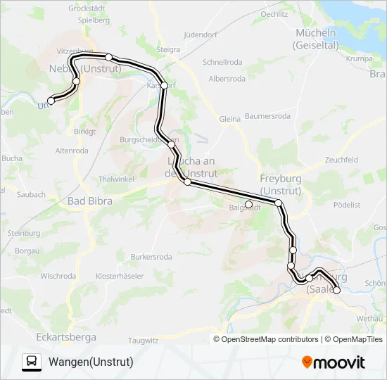 RB77 Bus Line Map