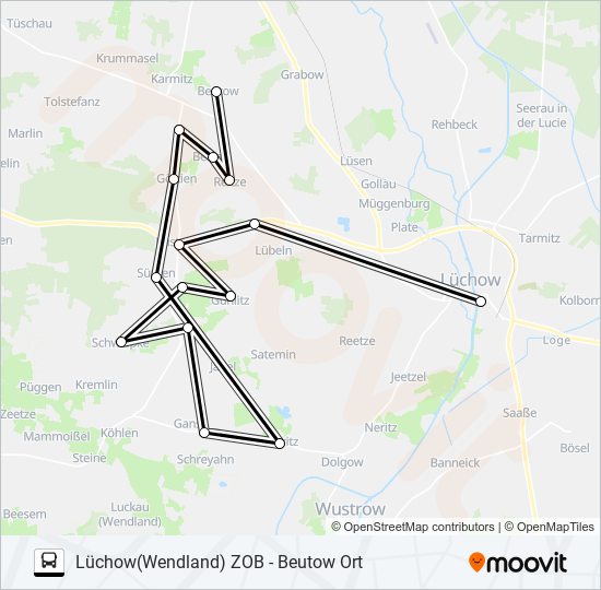 8006 bus Line Map