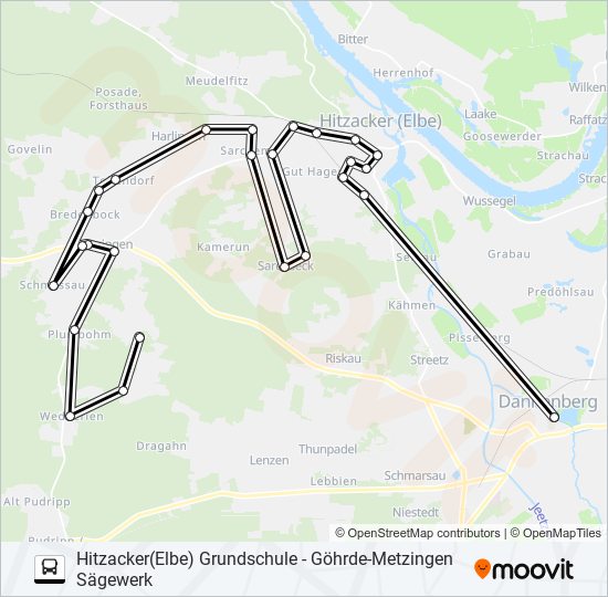 8104 bus Line Map