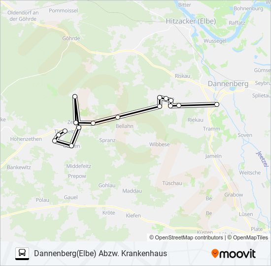 8200 bus Line Map