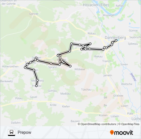 8200 bus Line Map