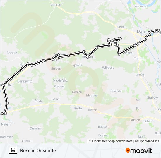 8200 bus Line Map