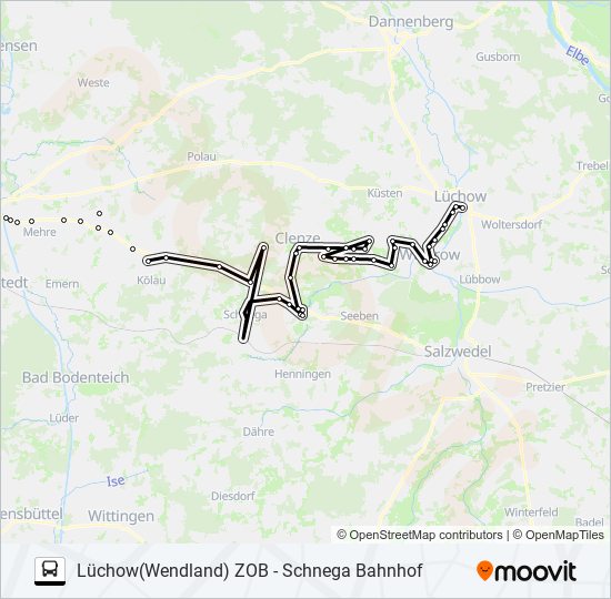 8300 bus Line Map