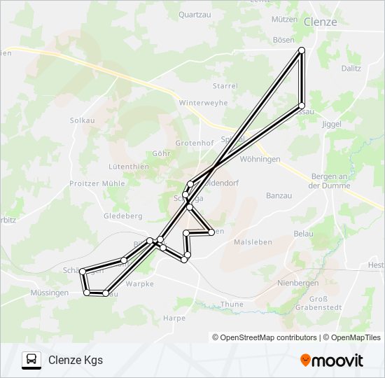 8302 bus Line Map