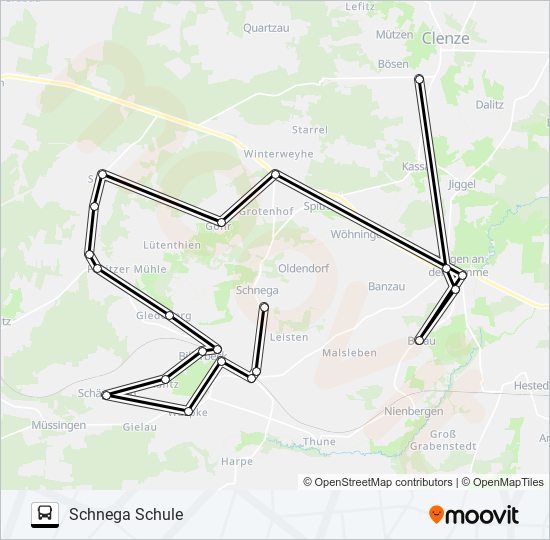 8303 bus Line Map